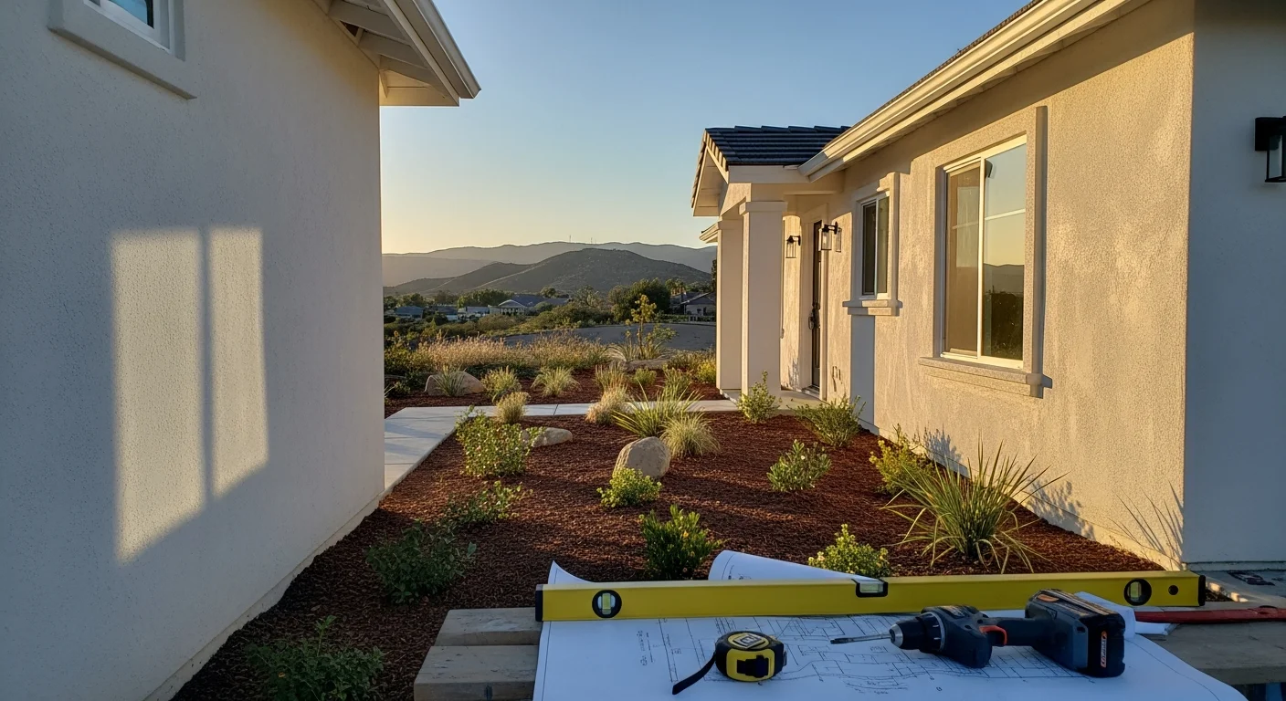 General contractor team working on residential remodeling project in Santa Clarita