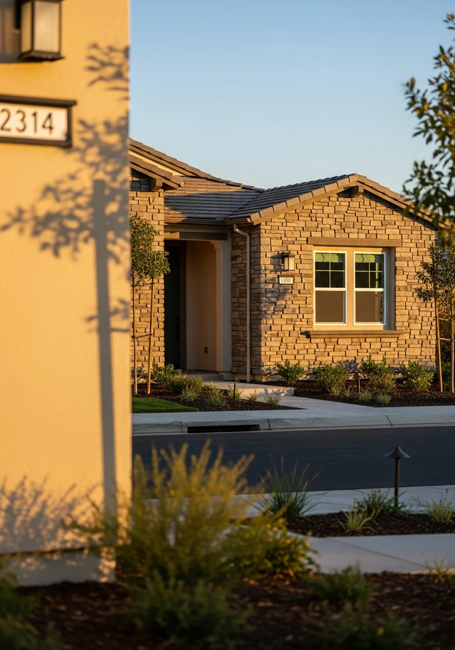 Stevenson Ranch residential property showing design consistency with the community's planned development standards.